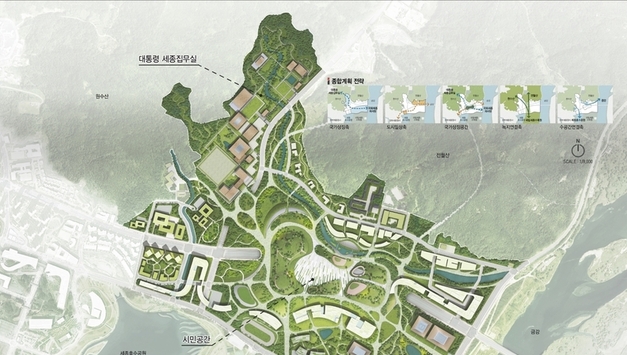 세종 국가상징구역 밑그림 나왔다... 대통령실-국회 잇는 '모두를 위한 언덕' 조성