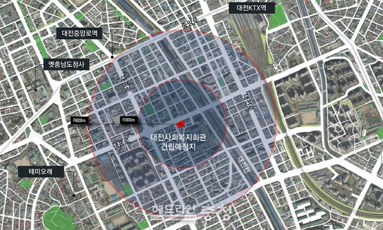 대전사회복지회관 건립 예정부지