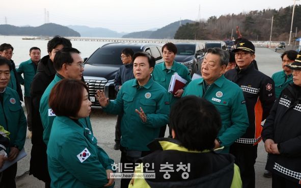 서해호 사고 현장 방문
