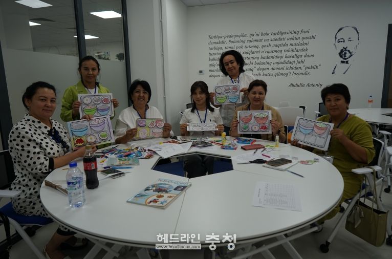 충남교육청, ‘작은 한국어 도서관 만들어 주기’ 캠페인, 우즈벡을 감동시키다!