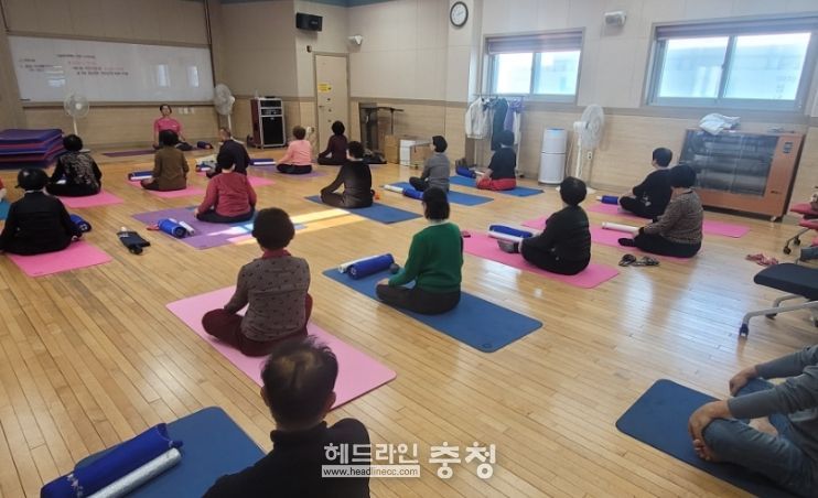 지난해 금산군건강생활지원센터 프로그램 모습