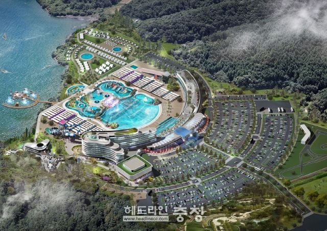 청주시, 1천500억원 관광시설 민간자본 유치 협약 체결. 사진(예상조감도)